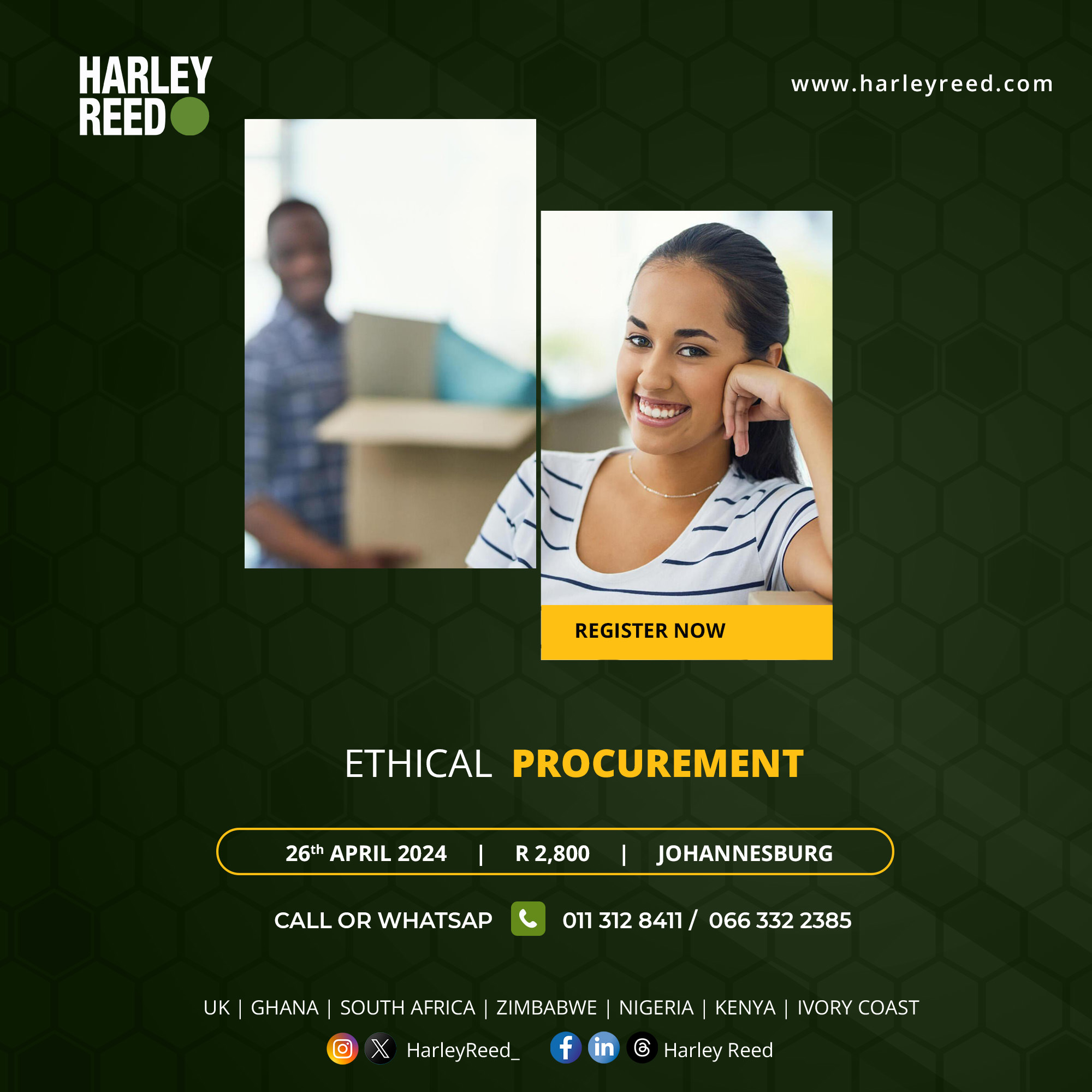 Harley Reed Ethical Procurement